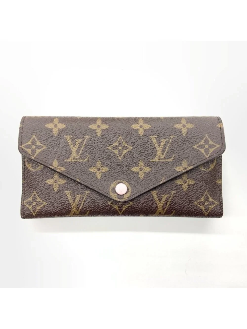 Louis Vuitton Monogram Portefeuille Josephine Trifold Wallet Brown
